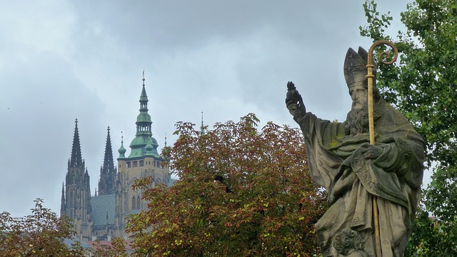 socha v Praze